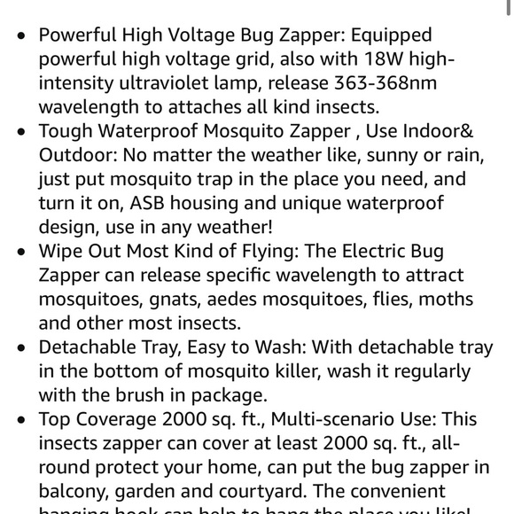 Waterproof bug zapper new - Picture 2 of 8